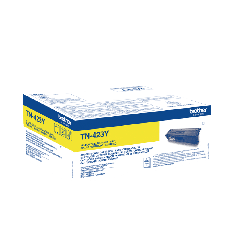 Brother Original TN423Y XL gul toner | Innehåll: 4000 sidor