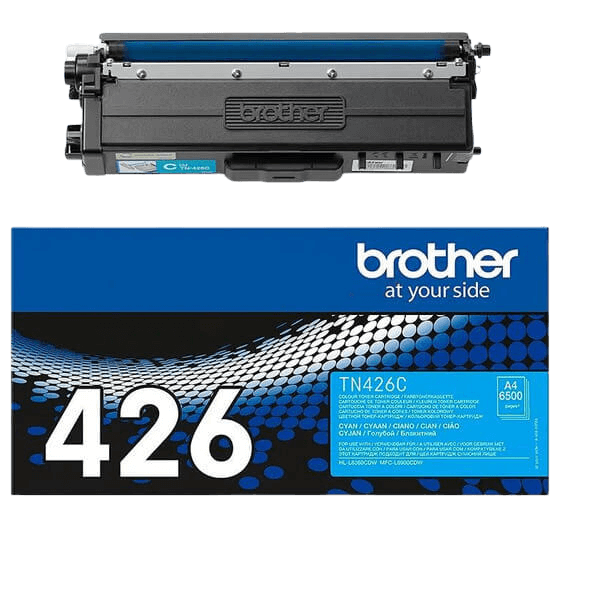 Brother Original TN426C XXL cyan toner | Innehåll: 6500 sidor