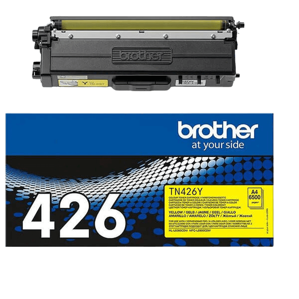 Brother Original TN426Y XXL gul toner | Innehåll: 6500 sidor