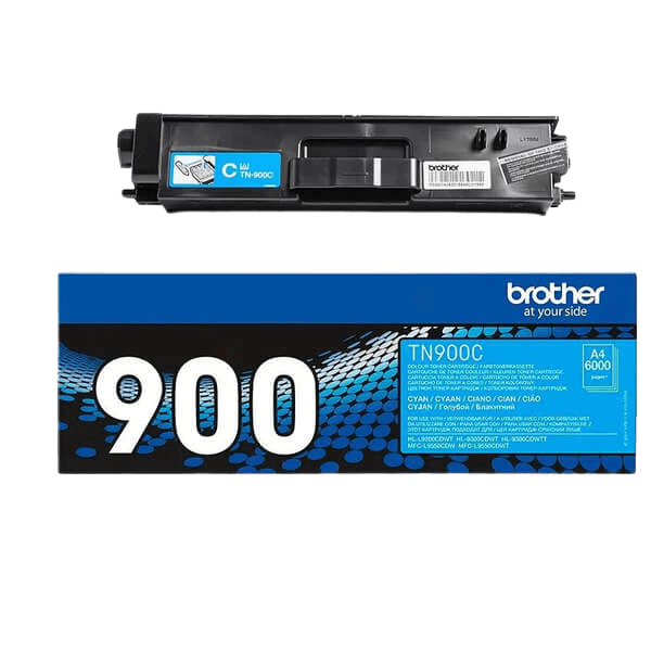 Brother Original TN900C cyan toner | Innehåll: 6000 sidor