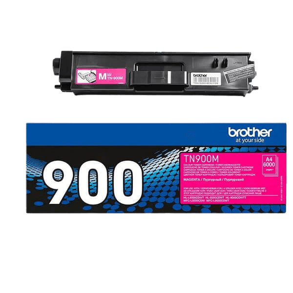 Brother Original TN900M magenta toner | Innehåll: 6000 sidor