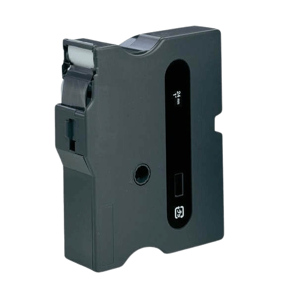 PixoJet Brother TX451 24 mm x 15 m Svart text / Röd tejp