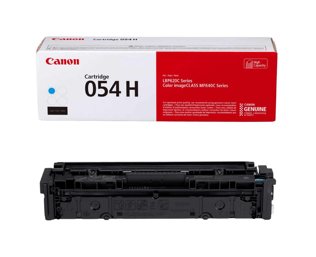 Canon Original 054H 3027C002 XL cyan toner | Innehåll: 2300 sidor