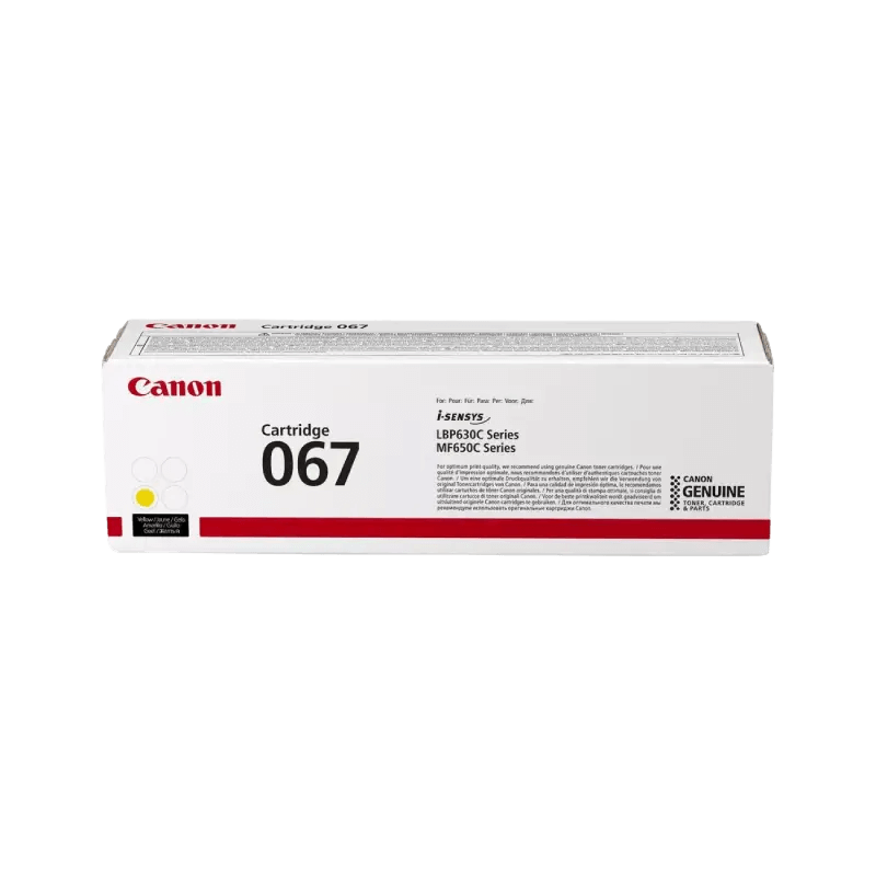 Canon Original 067 5099C002 gul toner | Innehåll: 1250 sidor