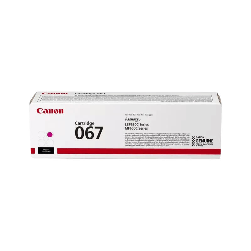Canon Original 067 5100C002 magenta toner | Innehåll: 1250 sidor