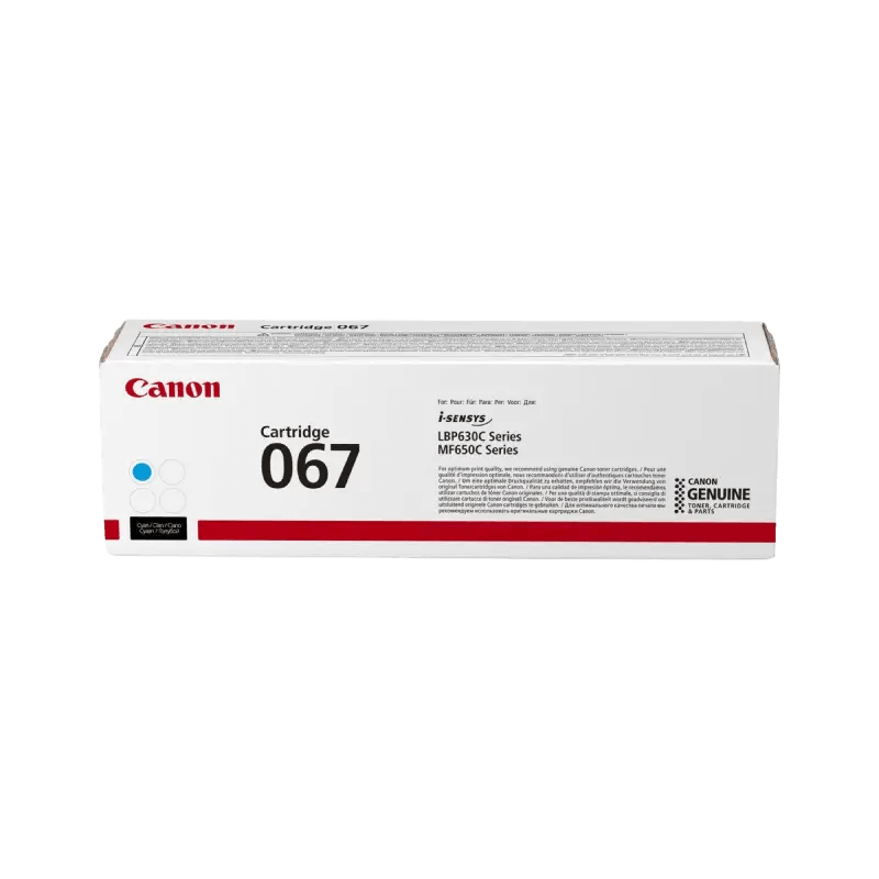 Canon Original 067 5101C002 cyan toner | Innehåll: 1250 sidor