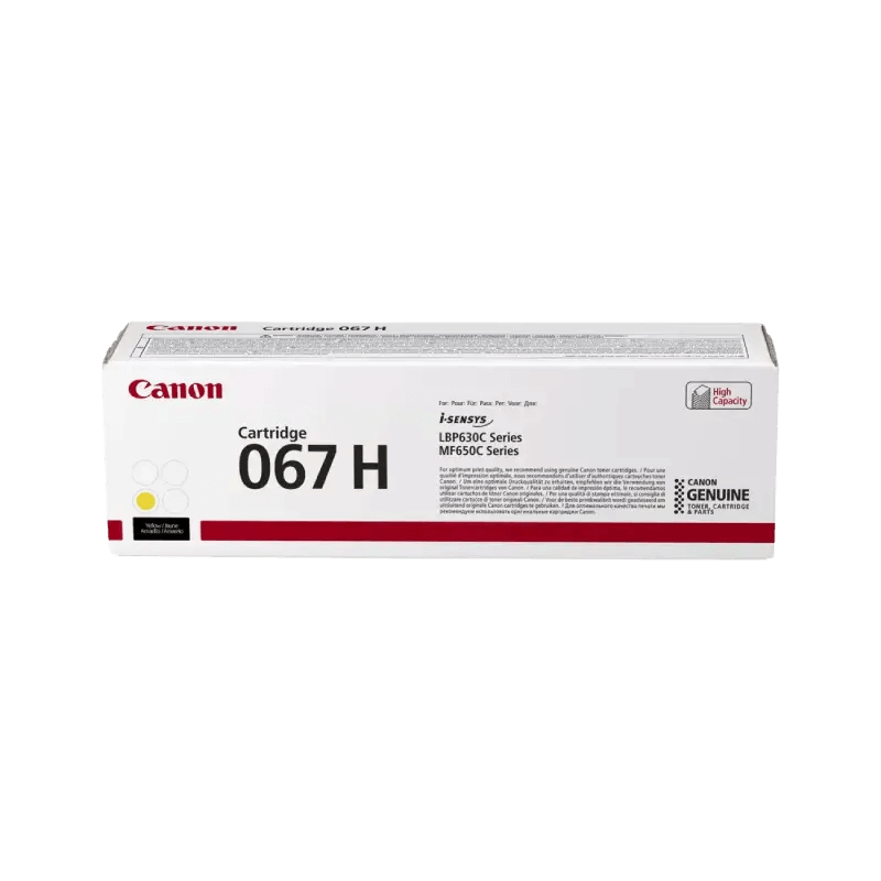 Canon Original 067H 5103C002 XL gul toner | Innehåll: 2350 sidor