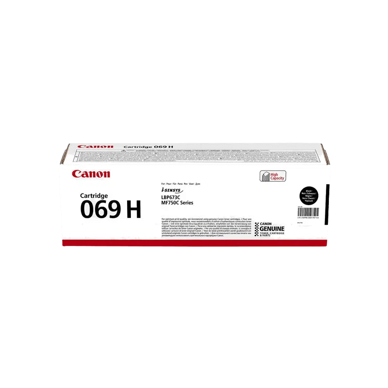 Canon Original 069H 5098C002 XL svart toner | Innehåll: 7600 sidor