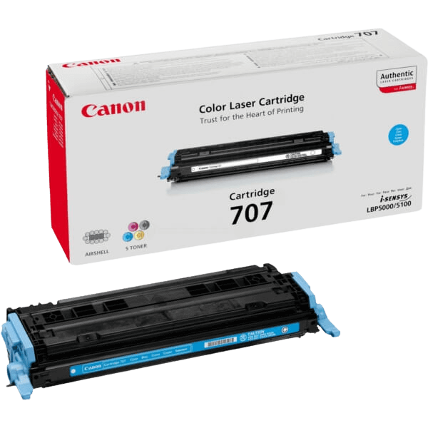 Canon Original 707 9423A004 cyan toner | Innehåll: 2000 sidor