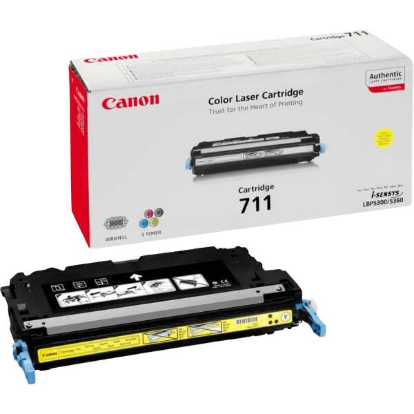 Canon Original 711Y 1657B002 gul toner | Innehåll: 6000 sidor