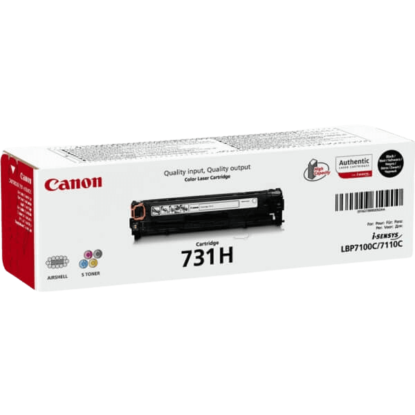 Canon Original 731H 6273B002 XL svart toner | Innehåll: 2400 sidor