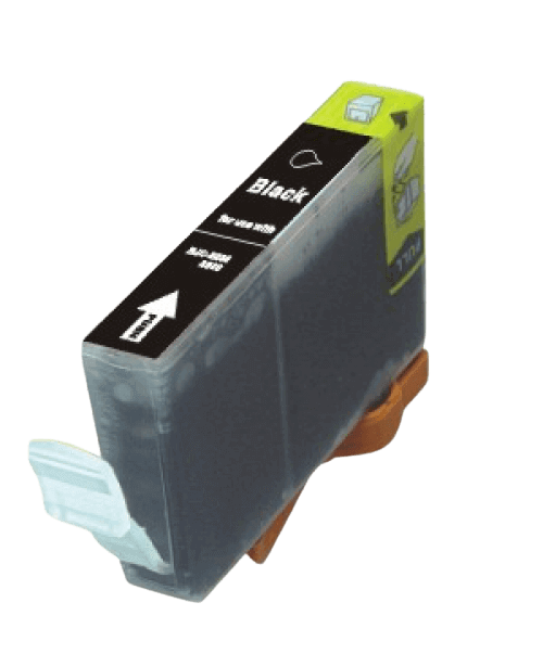 PixoJet Canon BCI-6BK 4705A002 svart bläckpatron | Innehåll: 15 ml.