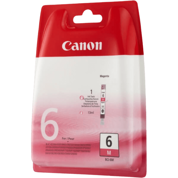 Canon Original BCI-6M 4707A002 magenta bläckpatron | Innehåll: 13 ml.