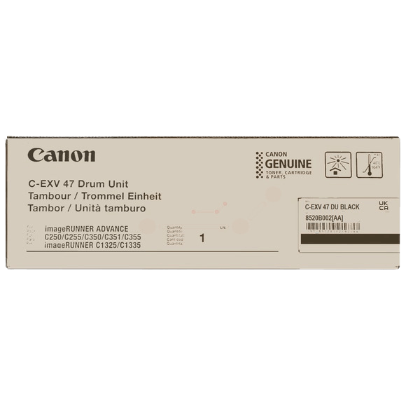 Canon Original C-EXV47BK 8520B002 svart trumma | Innehåll: 39000 sidor