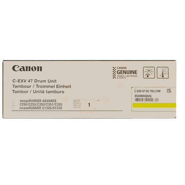 Canon Original C-EXV47Y 8523B002 gul trumma | Innehåll: 33000 sidor