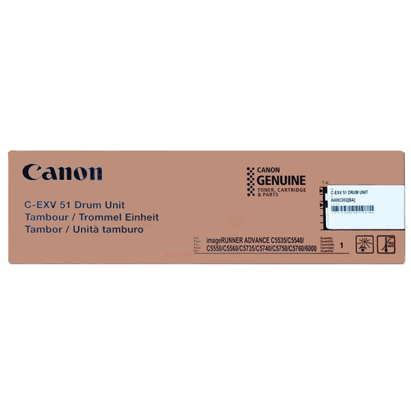 Canon Original C-EXV51 0488C002 CMYK trumma | Innehåll: 400000 sidor