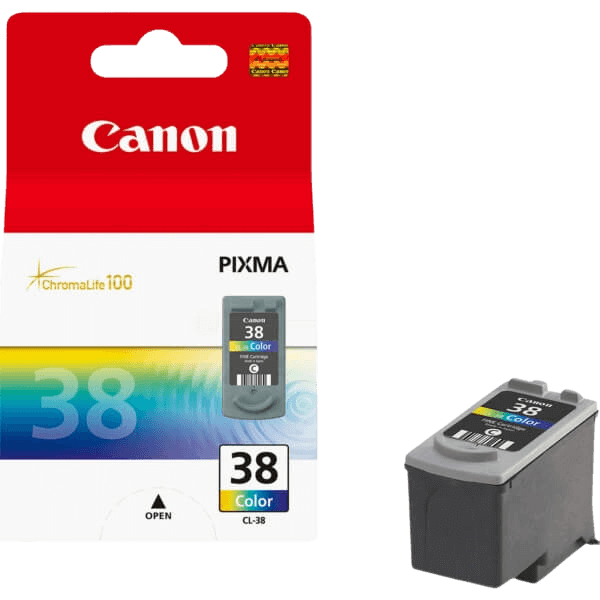 Canon Original CL-38 2146B001 XL 3 färger i en bläckpatron | Innehåll: 205 sidor
