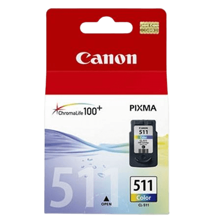 Canon Original CL-511 2972B001 3 färger i en bläckpatron | Innehåll: 9 ml.