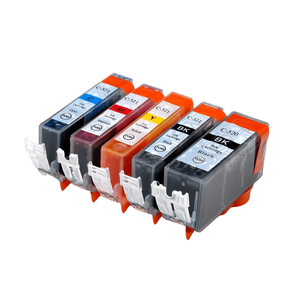 PixoJet Canon CLI-521 rabattpaket - 5 st.