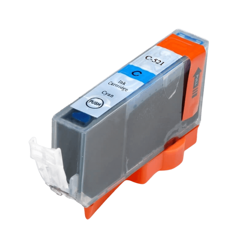 PixoJet Canon CLI-521C 2934B001 cyan bläckpatron | Innehåll: 9 ml.