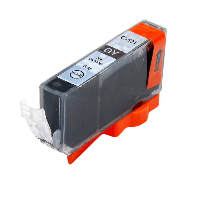 PixoJet Canon CLI-521G 2937B001 grå bläckpatron | Innehåll: 9 ml.