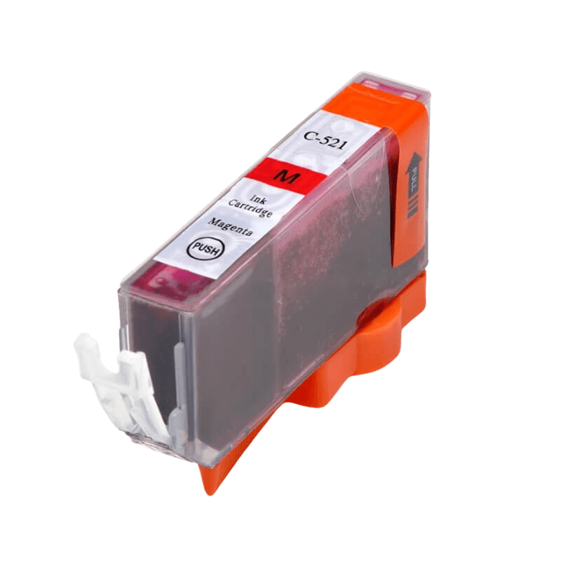 PixoJet Canon CLI-521M 2935B001 magenta bläckpatron | Innehåll: 9 ml.