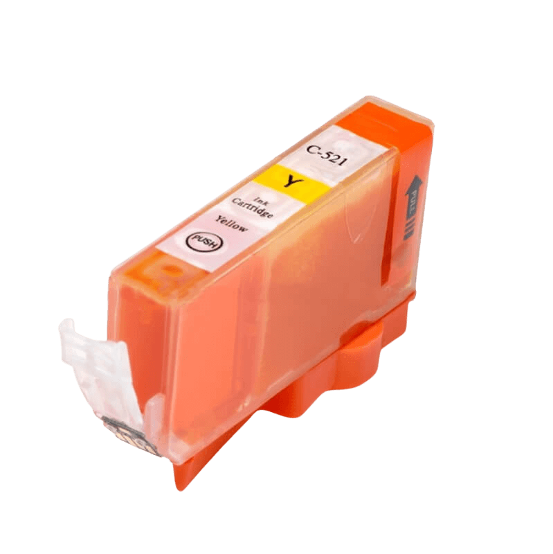 PixoJet Canon CLI-521Y 2936B001 gul bläckpatron | Innehåll: 9 ml.