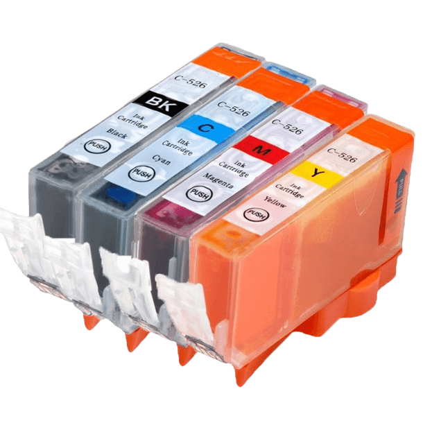 PixoJet Canon CLI-526 rabattpaket - 4 st.