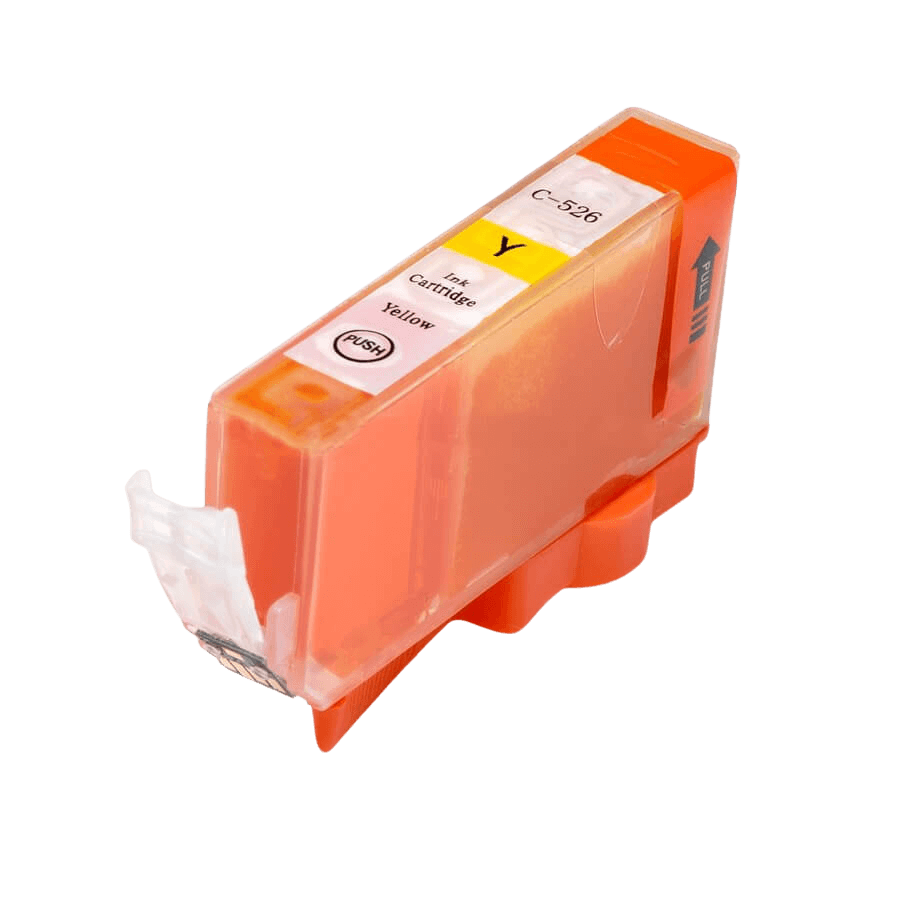 PixoJet Canon CLI-526 Y 4543B001 gul bläckpatron | Innehåll: 9 ml.