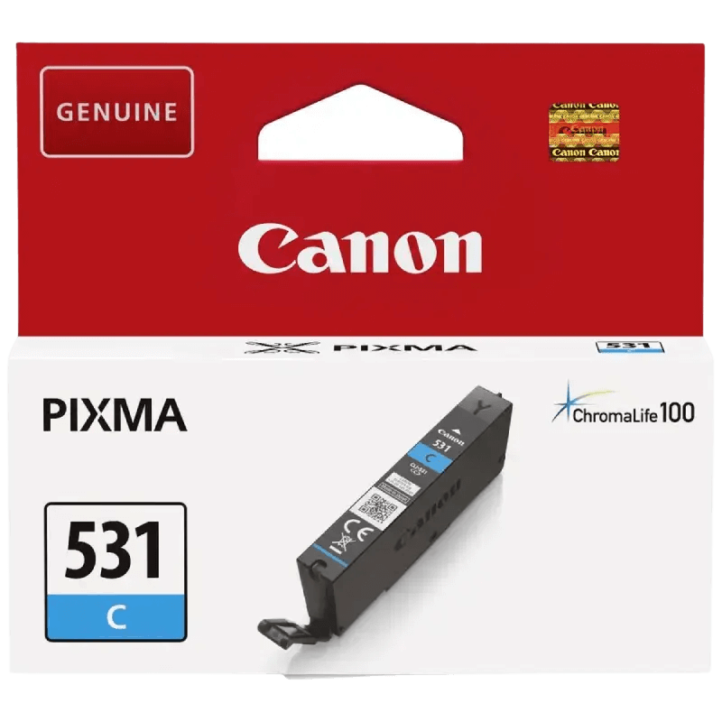 Canon Original CLI-531C 6119C001 cyan bläckpatron | Innehåll: 8,2 ml.