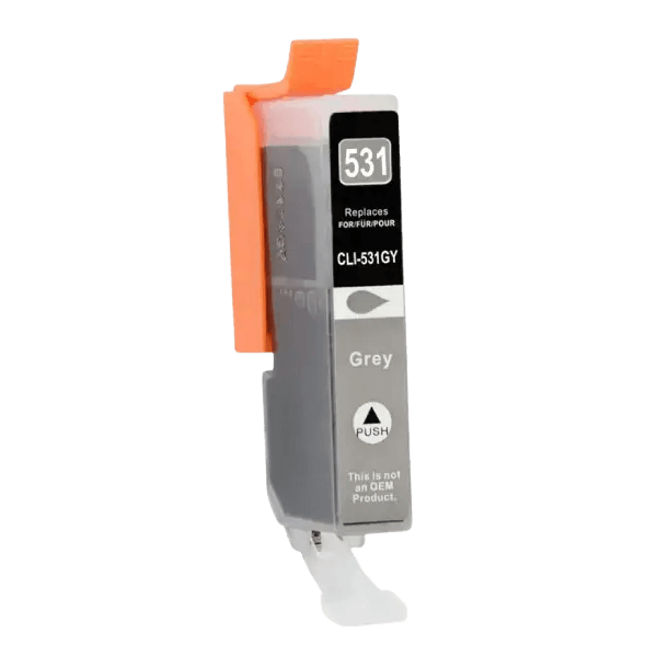 PixoJet Canon CLI-531GY 6122C001 grå bläckpatron | Innehåll: 12 ml.