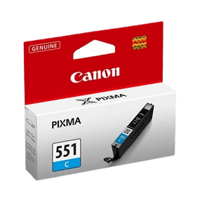 Canon Original CLI-551C 6509B001 cyan bläckpatron | Innehåll: 7 ml.