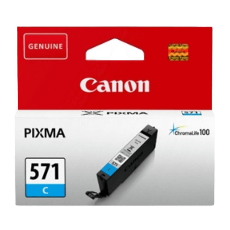 Canon Original CLI-571C 0386C001 cyan bläckpatron | Innehåll: 7 ml.