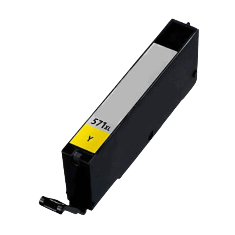 PixoJet Canon CLI-571Y 0334C001 XL gul bläckpatron | Innehåll: 12,2 ml.