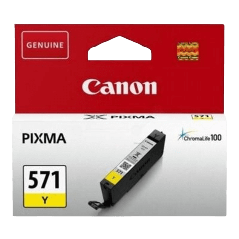 Canon Original CLI-571Y 0388C001 gul bläckpatron | Innehåll: 7 ml.