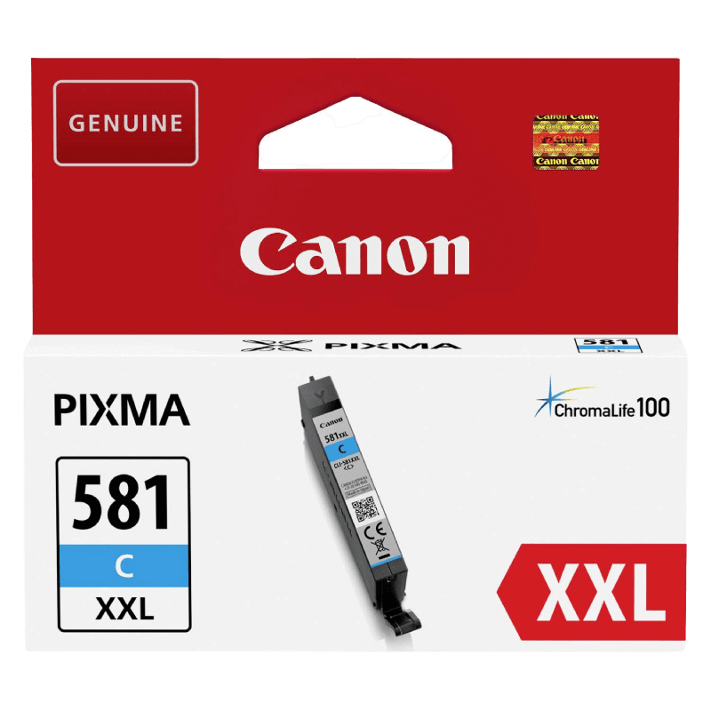 Canon Original CLI-581C 1995C001 XXL cyan bläckpatron | Innehåll: 11 ml.