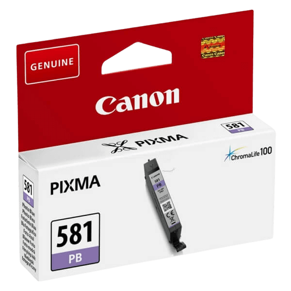 Canon Original CLI-581PB 2107C001 foto blå bläckpatron | Innehåll: 5 ml.