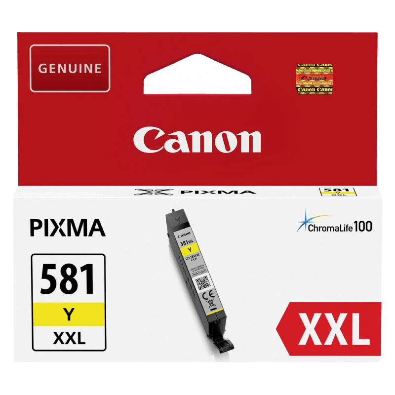Canon Original CLI-581Y 1997C001 XXL gul bläckpatron | Innehåll: 11 ml.