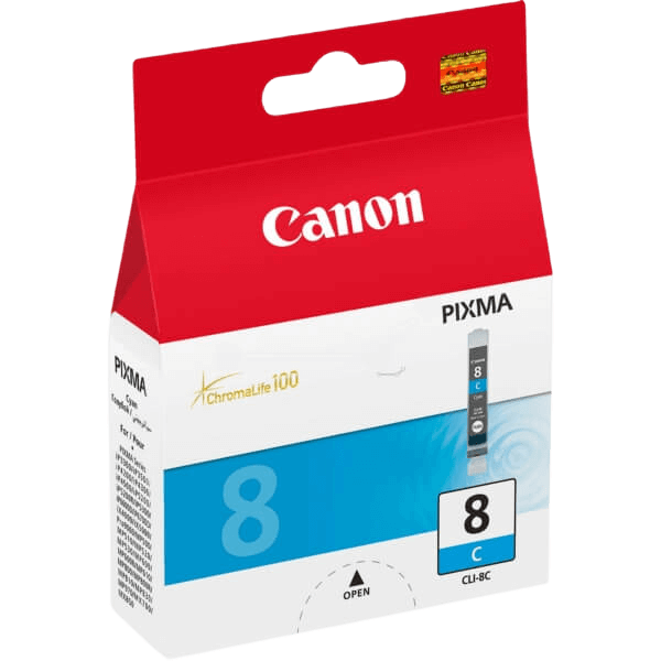 Canon Original CLI-8C 0621B001 cyan bläckpatron | Innehåll: 13 ml.