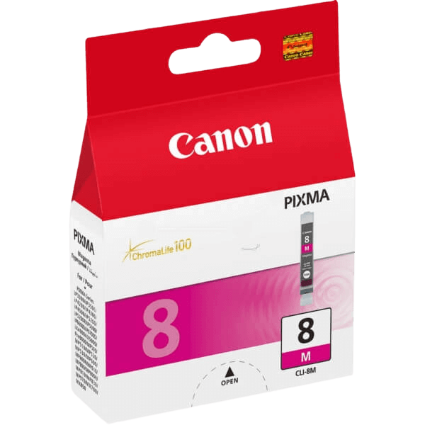 Canon Original CLI-8M 0622B001 magenta bläckpatron | Innehåll: 13 ml.