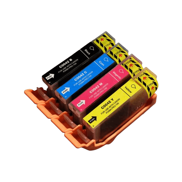 PixoJet Canon CLI42 XL rabattpaket - 4 st.