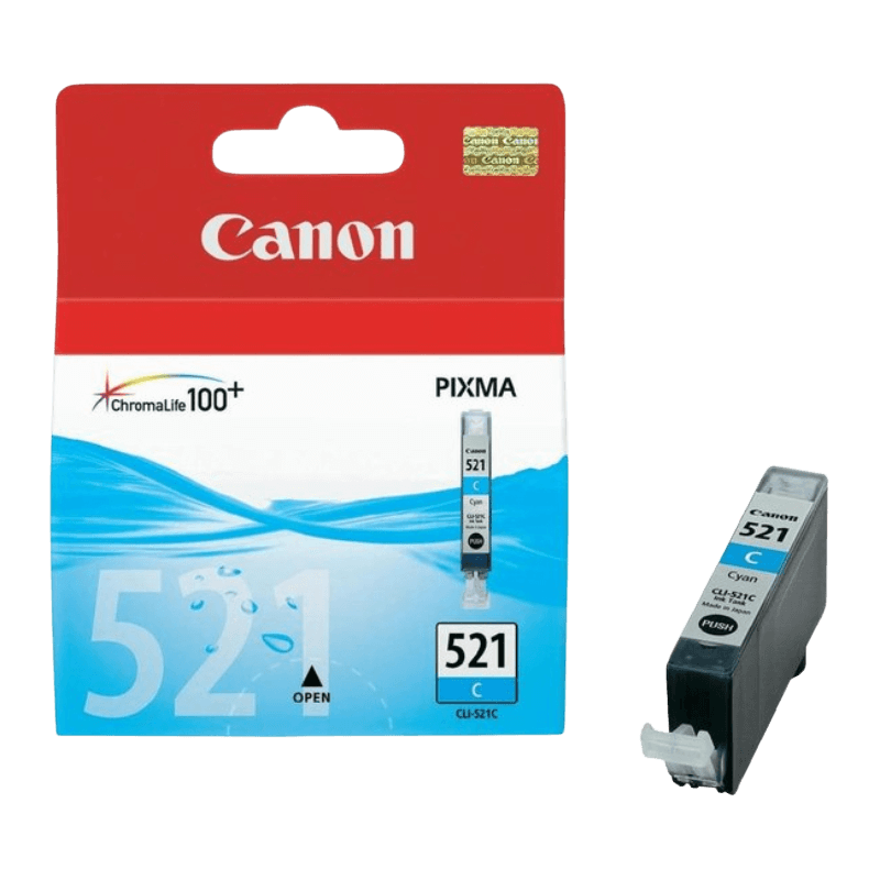 Canon Original CLI521C 2934B001 cyan bläckpatron | Innehåll: 9 ml.