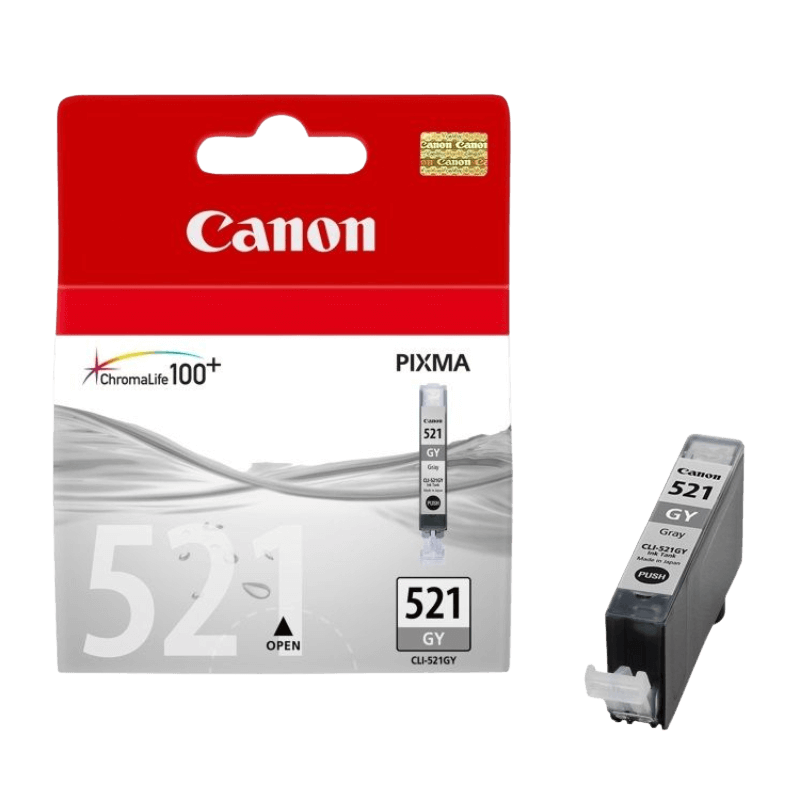 Canon Original CLI521GY 2937B001 grå bläckpatron | Innehåll: 9 ml.