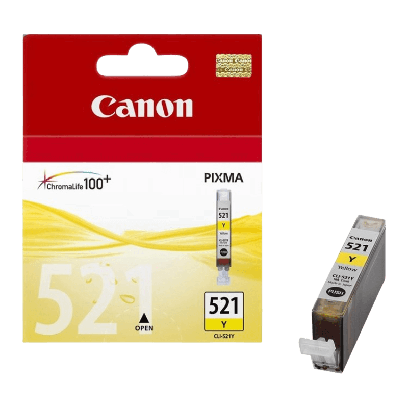 Canon Original CLI521Y 2936B001 gul bläckpatron | Innehåll: 9 ml.