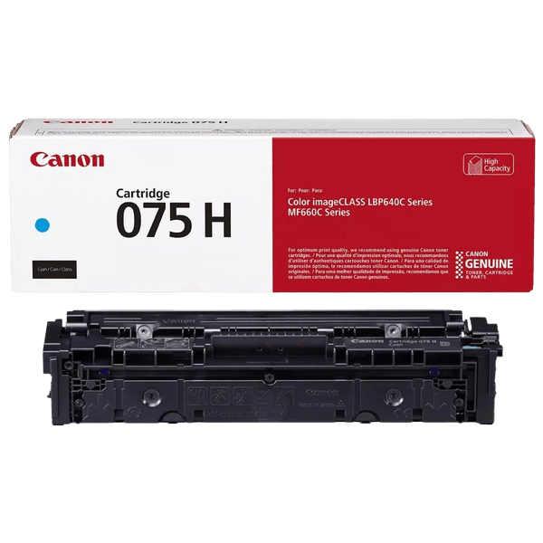 Canon Original CRG 075HC 6368C002 XL cyan toner | Innehåll: 2500 sidor