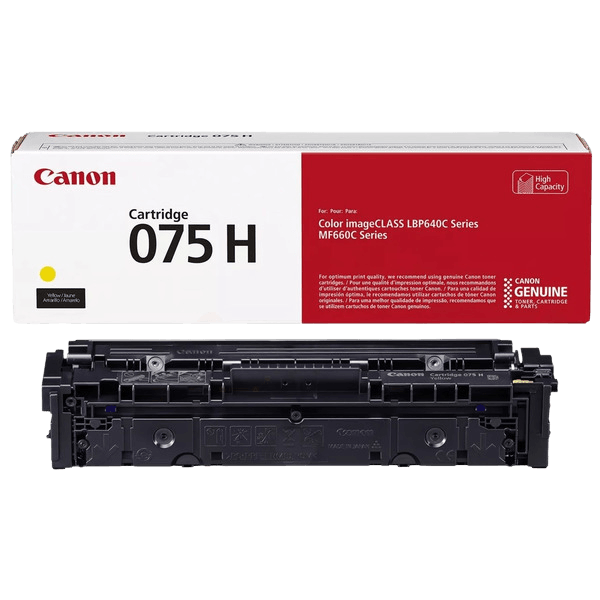 Canon Original CRG 075HY 6366C002 XL gul toner | Innehåll: 2500 sidor