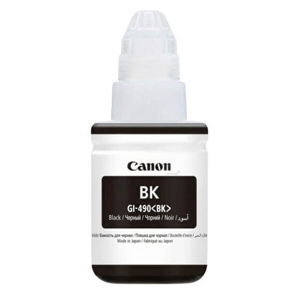 Canon Original GI-490BK 0663C001 svart bläck refill | Innehåll: 135 ml.