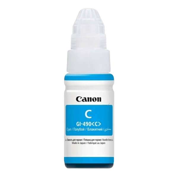 Canon Original GI-490C 0664C001 cyan bläck refill | Innehåll: 70 ml.