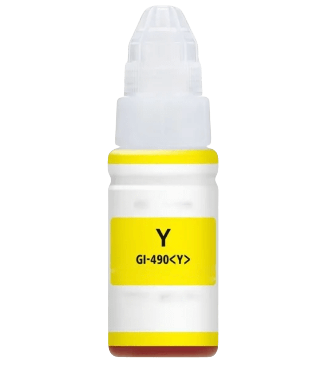 PixoJet Canon GI-490Y 0666C001 gul bläck refill | Innehåll: 100 ml.