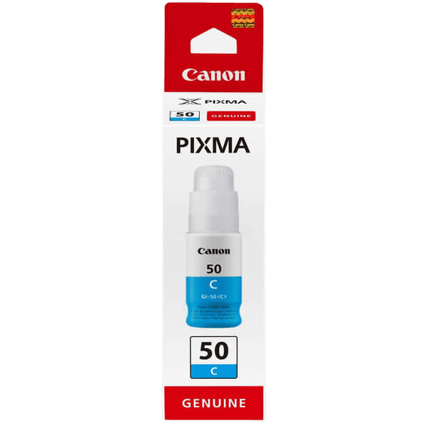 Canon Original GI-50 C 3403C001 cyan bläck refill | Innehåll: 70 ml.